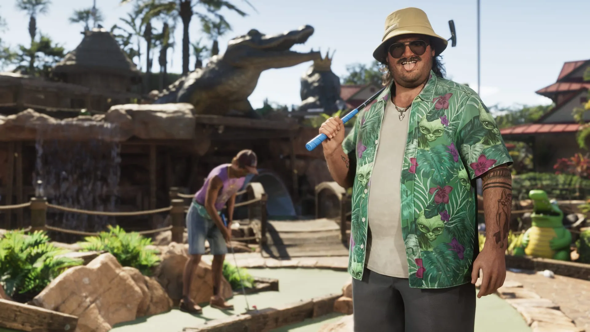 Cal Hampton en una captura oficial de Rockstar Games